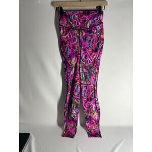 Lululemon Base Race High Rise Tight Nulux Hyper Flow Pink Leggings Size 4